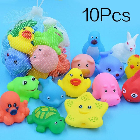 10PCS Cute Animals Swimming Water Toy Set - My Store