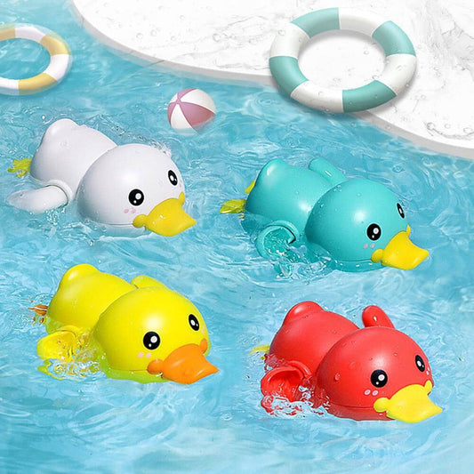 Cute Yellow Duck Bath Toys Set - My Store