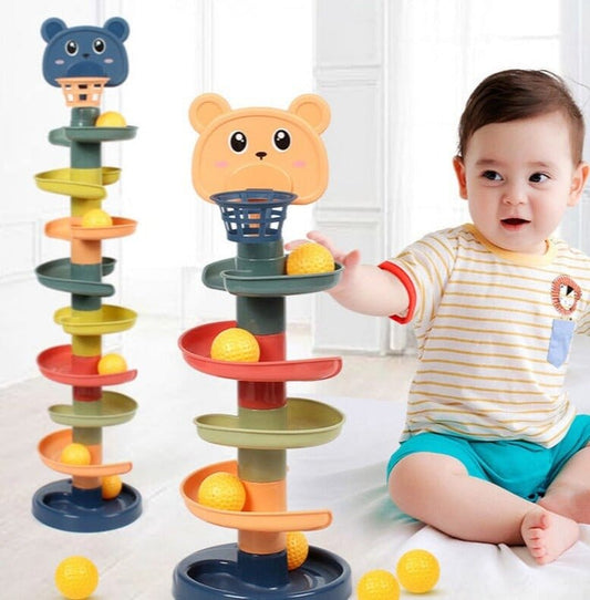 Rolling Ball Pile Tower For Kids - My Store